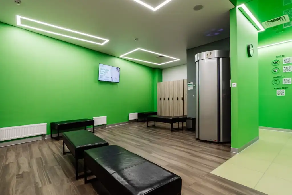 Раздевалка и солярий