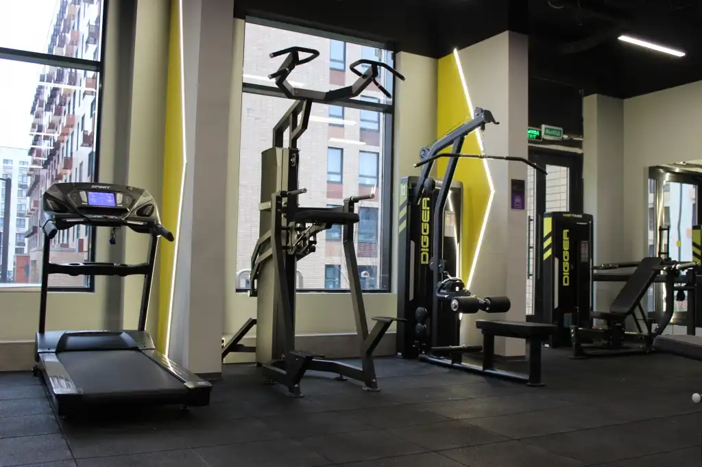 Зона блочных тренажеров