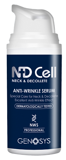 GENOSYS NDCell Anti-Wrinkle Serum Антивозрастная сыворотка для шеи и зоны декольте